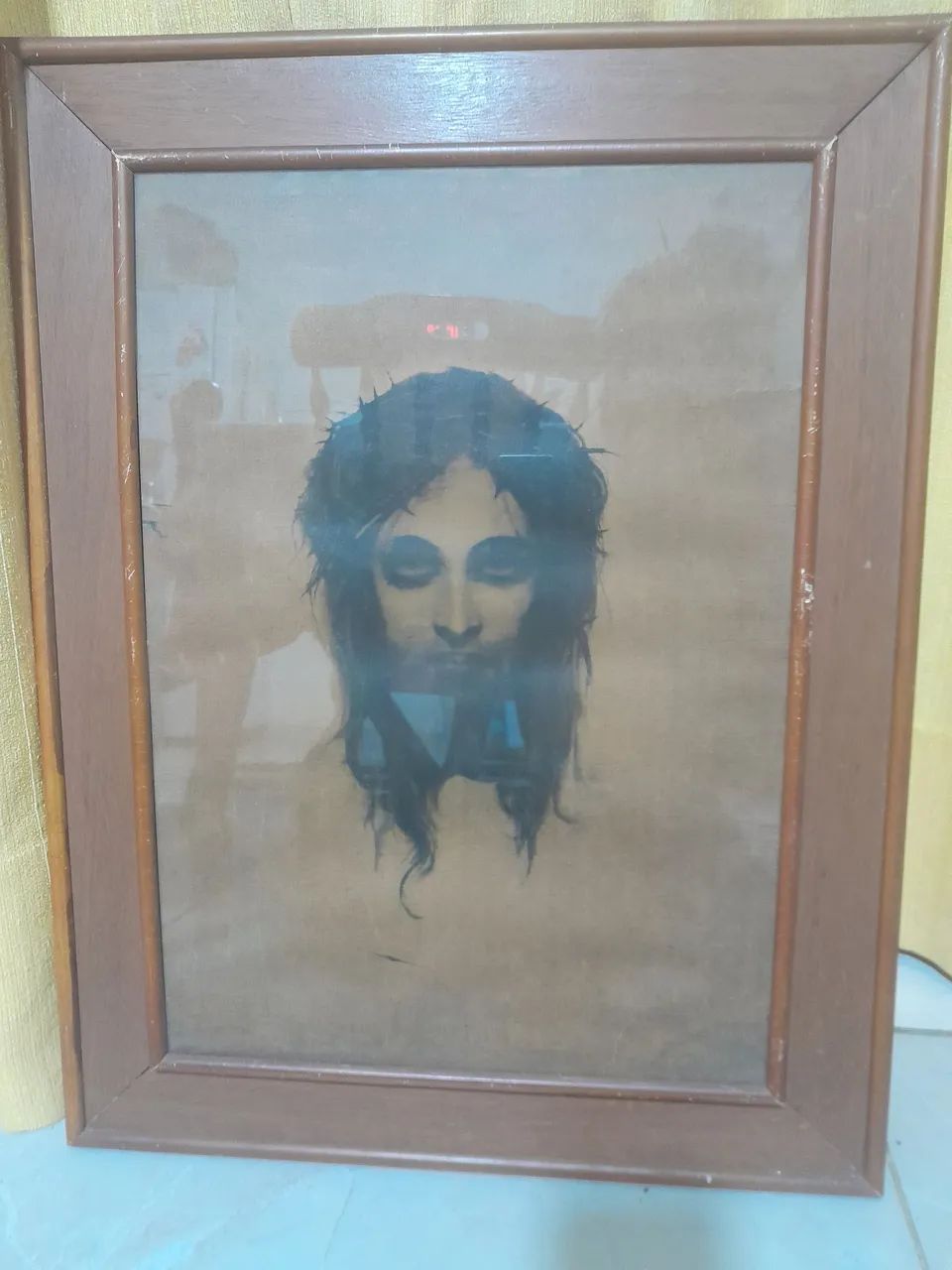 Quadro rosto de Jesus 68x43