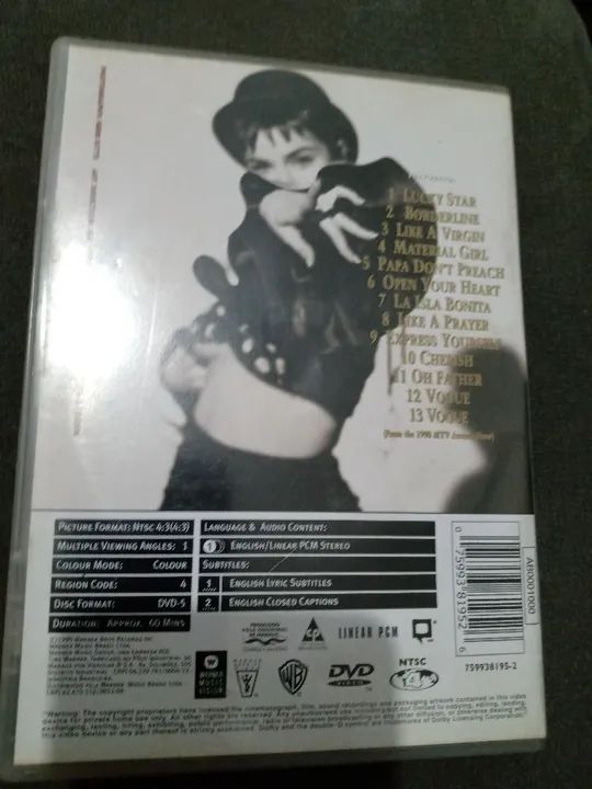 DVD Madonna - Immaculate Collection - Foto 2