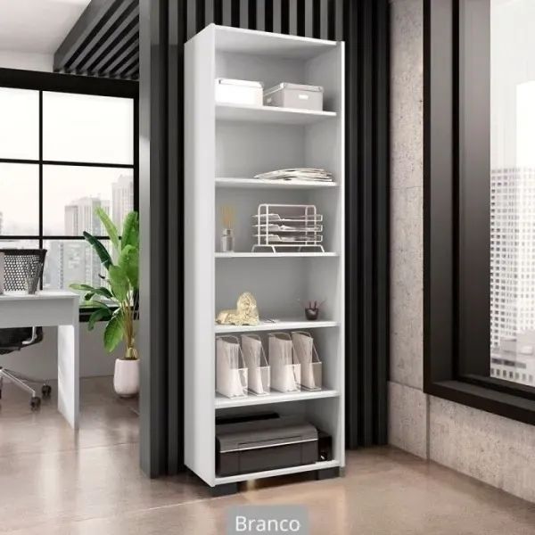Livreiro Multiuso Pop com Pés 8cm - Entrega e Monta