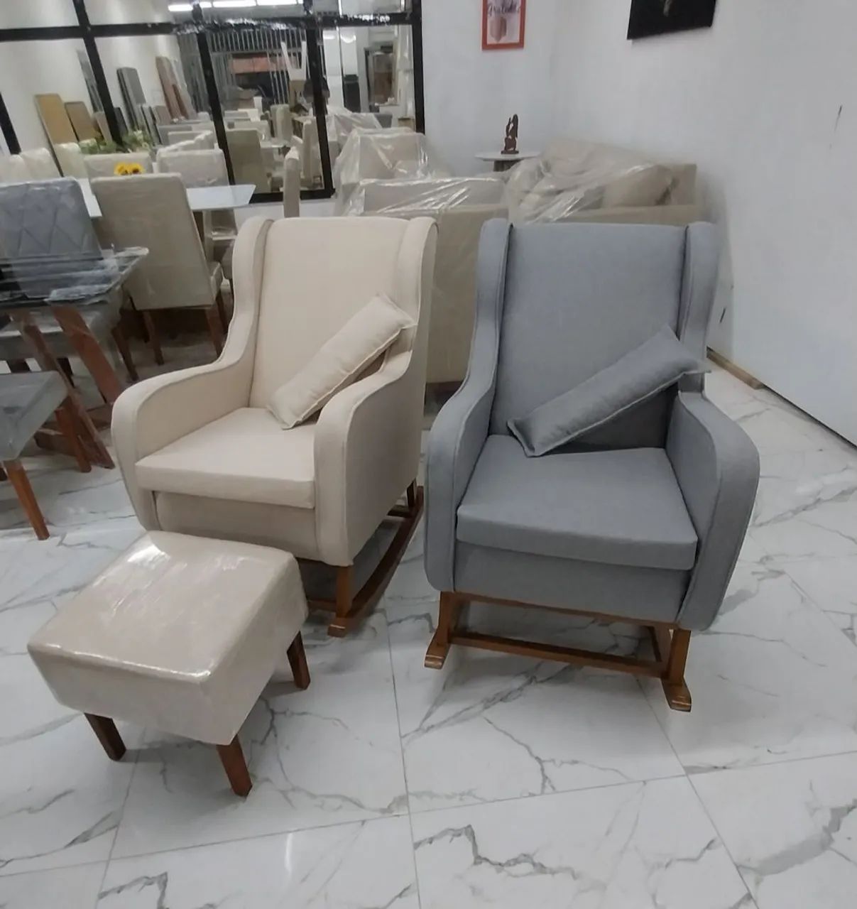 Poltrona de Balanço Confortável e Elegante E.n.t.r.e.g.a G.r.a.t.i.s - Foto 2