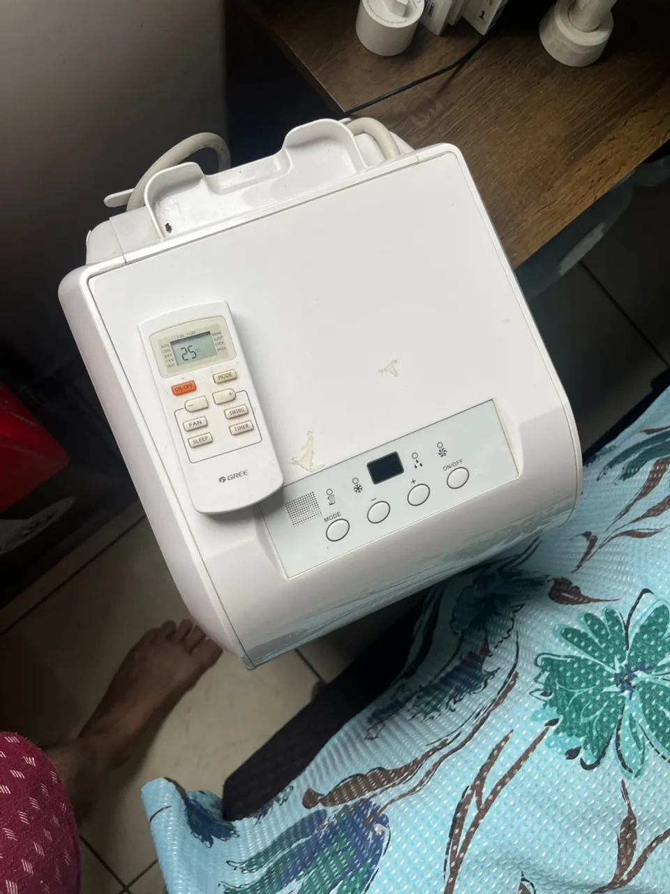 Ar-condicionado portátil Gree 12.000 BTUs - Usado, funcionando perfeitamente! ? R$ 1.400