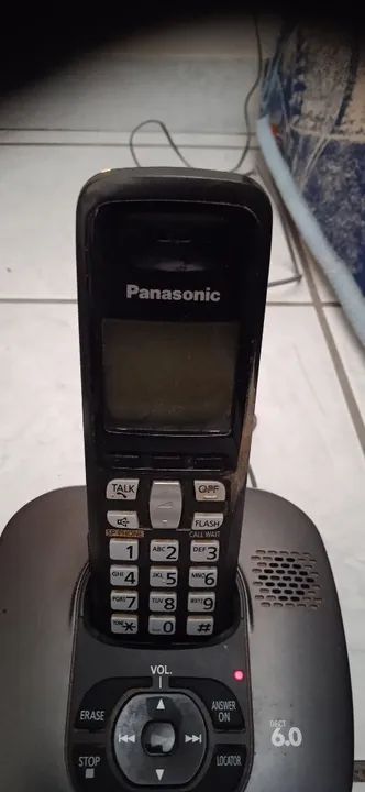 Telefone Panasonic sem fio kx TG 6421lb - Foto 5