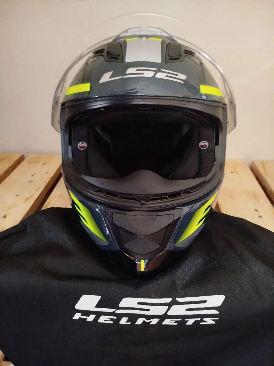 Capacete LS2 FF 320 Stream Shadow - Troco e Parcelo