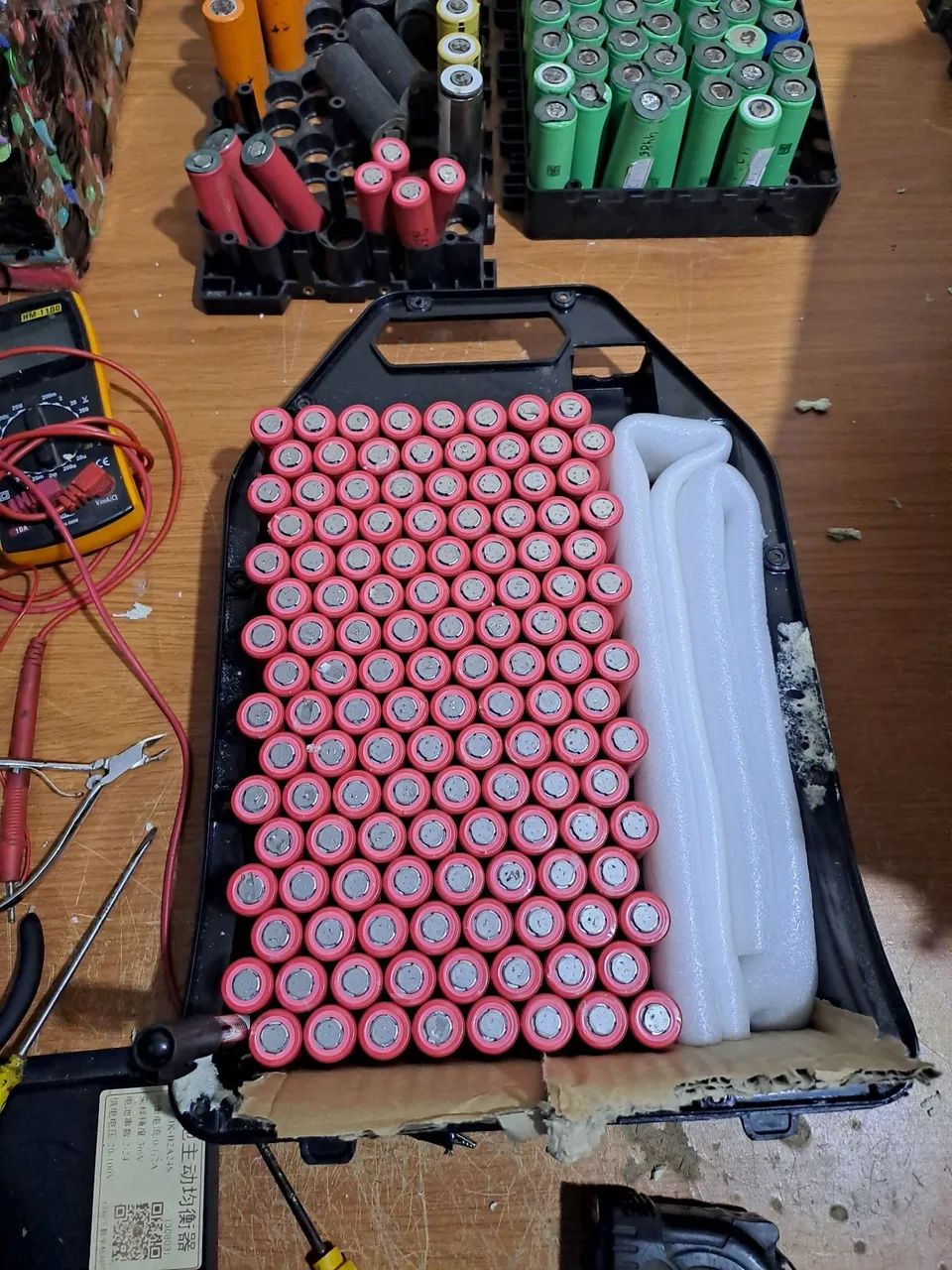 Bateria de lítio para bicicleta elétrica
