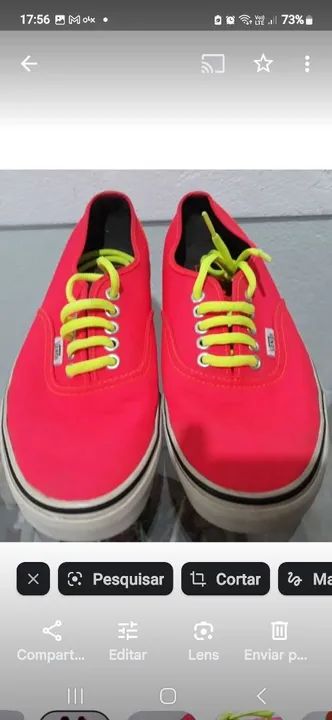 Tênis Vans Neon Rosa