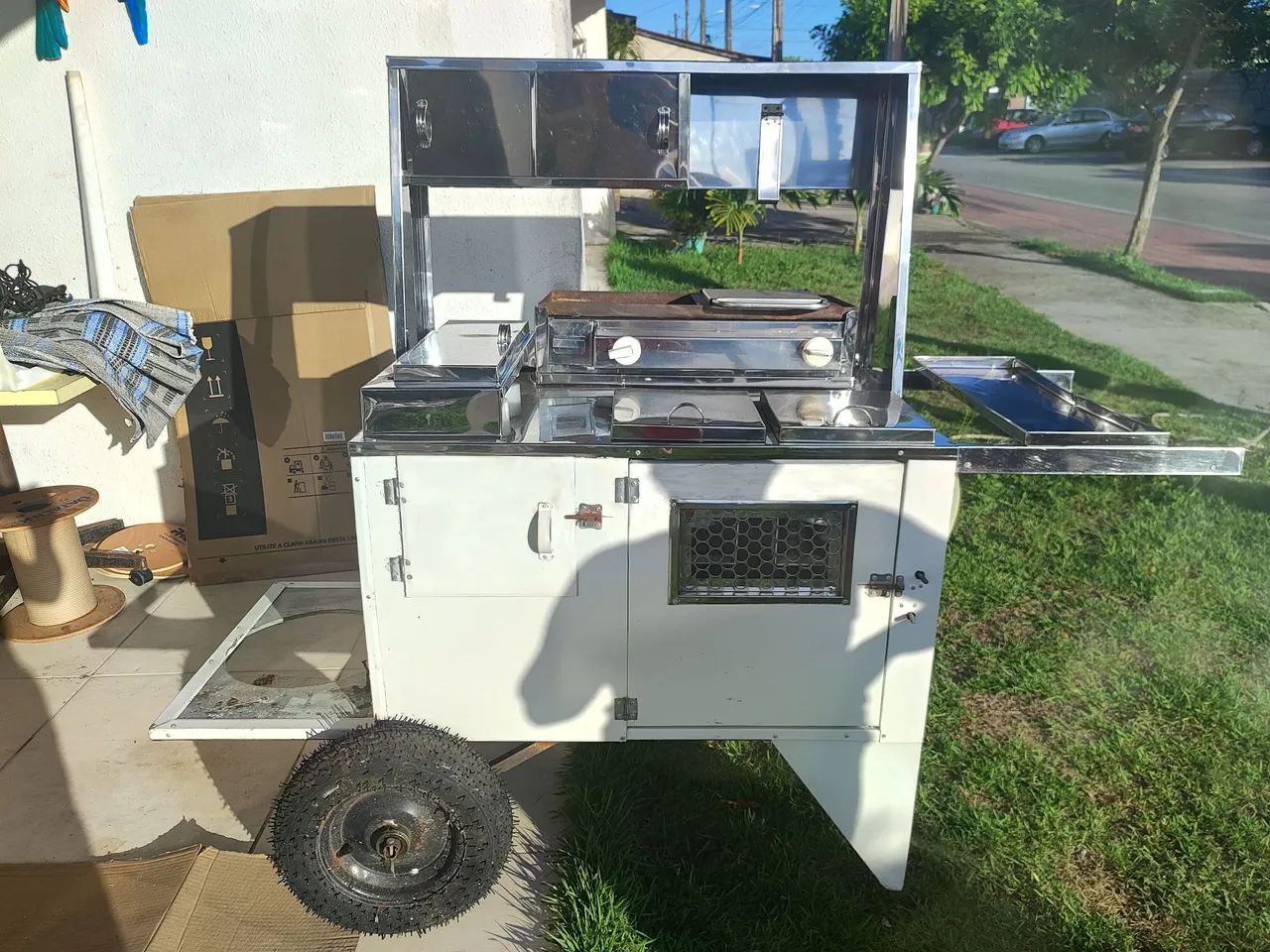 Carrinho completo inox semi-novo - Foto 2