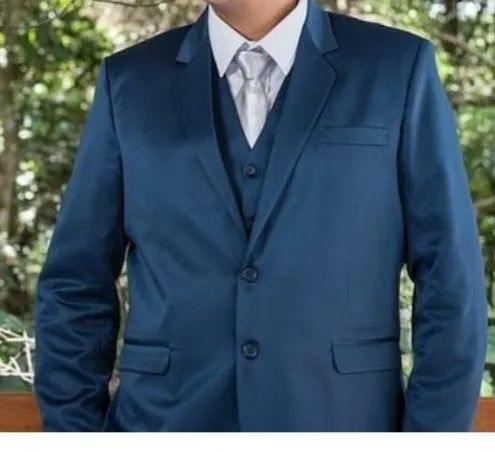 Terno Azul Royal slim 