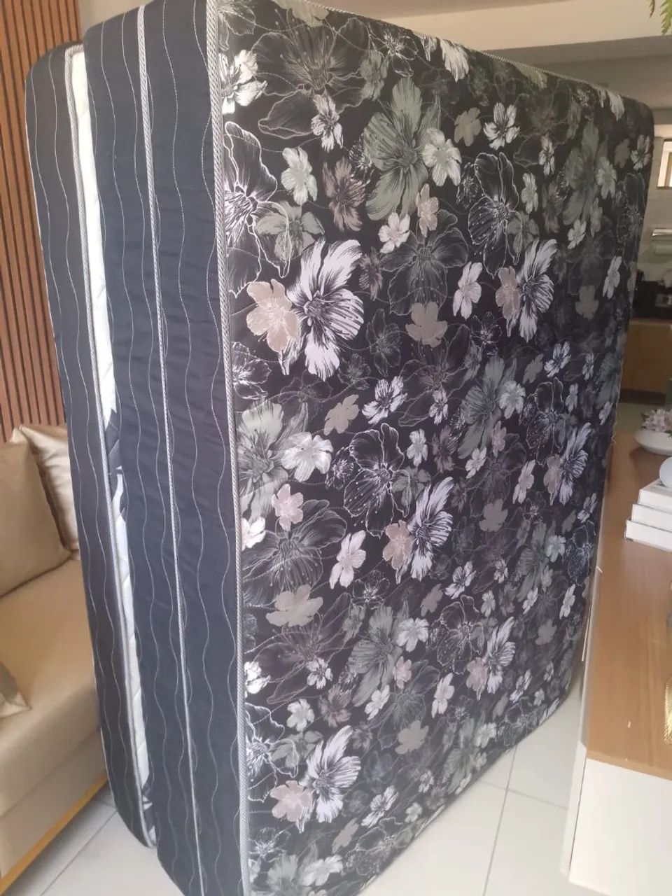 Cama casal Box,bem conservada  - Foto 3