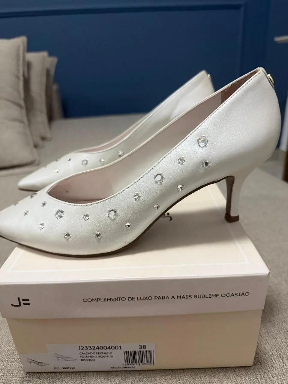 Scarpin Branco noiva  - Foto 2