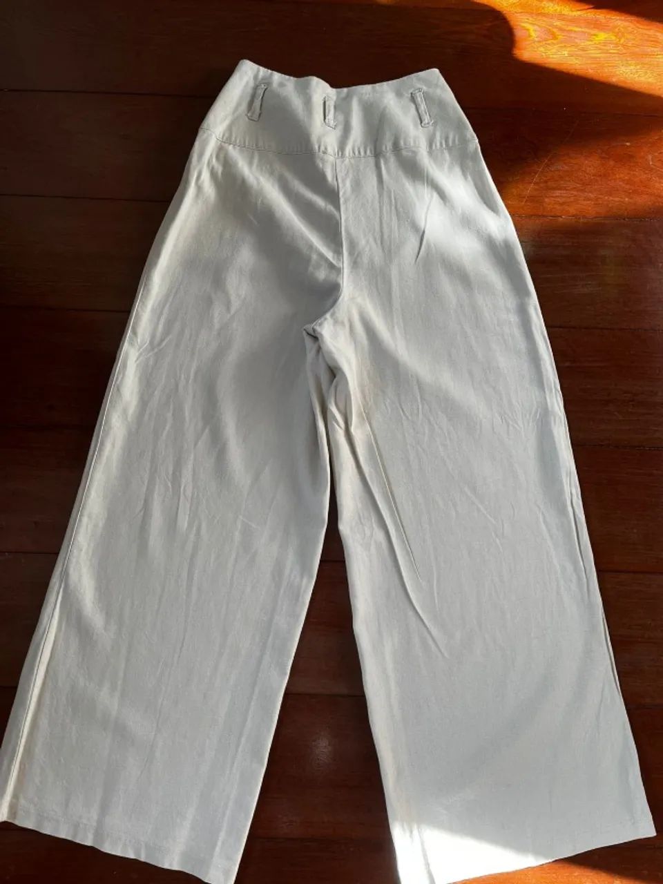 calça de linho pantacourt - Foto 3