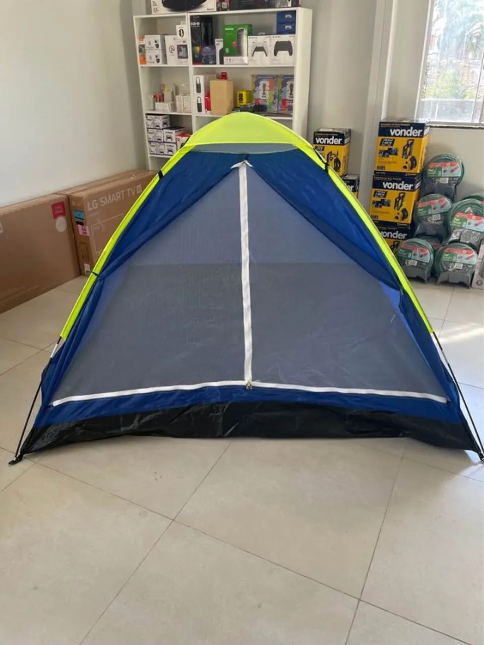 Barraca IGLU Camping Para Até 4 pessoas 2.10 X 2.10 X 1.30 Nova a Pronta Entrega - Foto 2