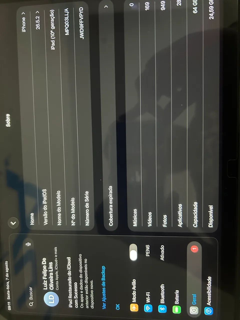 iPad 10 64gb com caneta - Foto 3