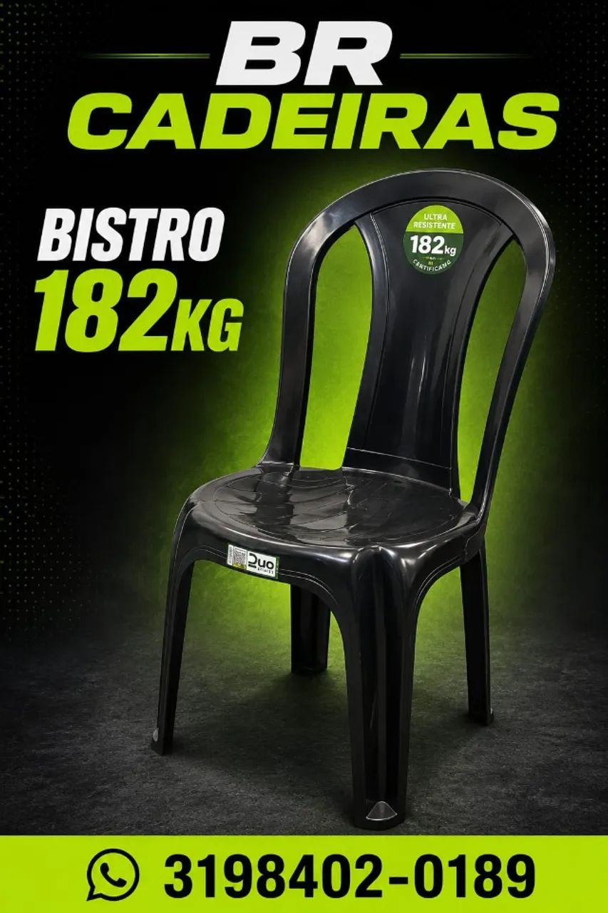 Cadeira Duo Plastic 182kg