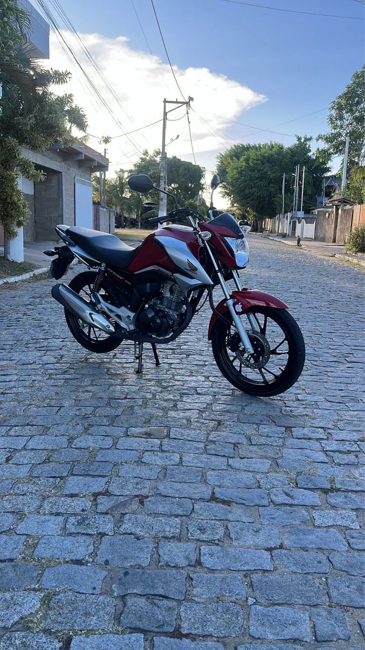 Honda Titan 160 2024 Vermelha - Estado de zero!