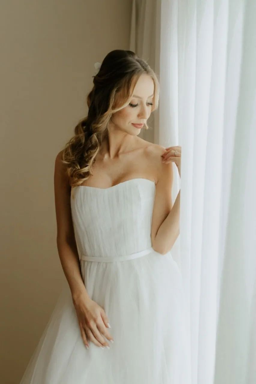 Vestido noiva delicado