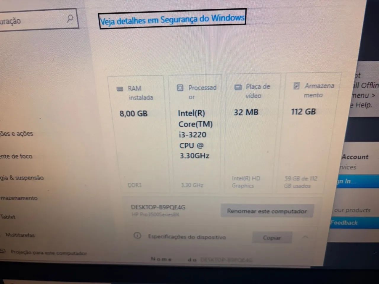 Computador HP Pro 3500  - Foto 4