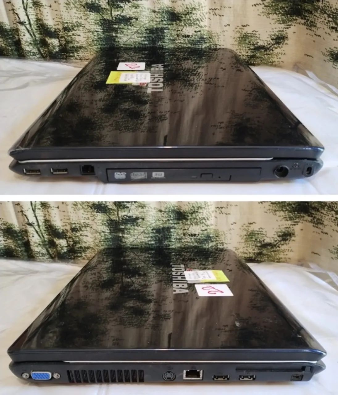 Cód.22) 1un. Notebook usado Toshiba Satellite A205-S4639 tela defeito - Foto 4