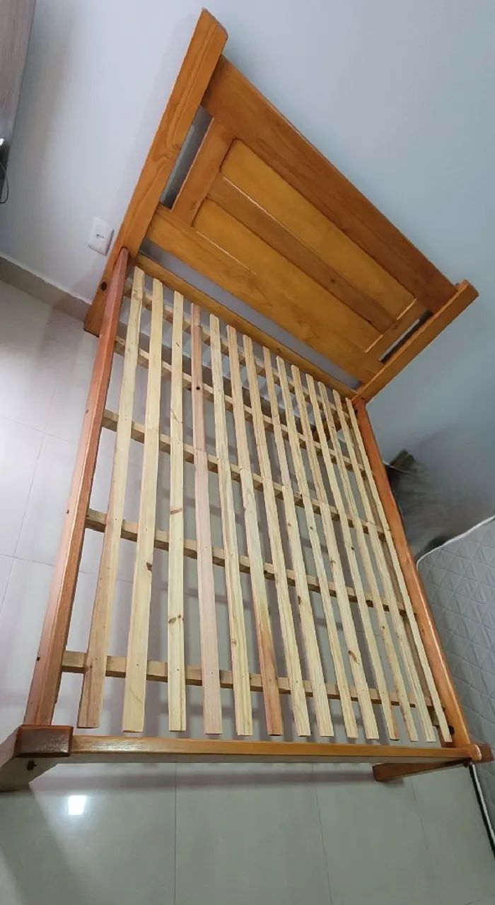 Cama Casal Madeira - Foto 4