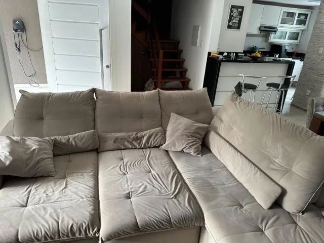 SOFA COM CHAISE PARA SALA  - Foto 5