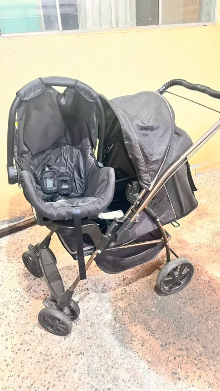 Carrinho+ bebê conforto Galzerano 