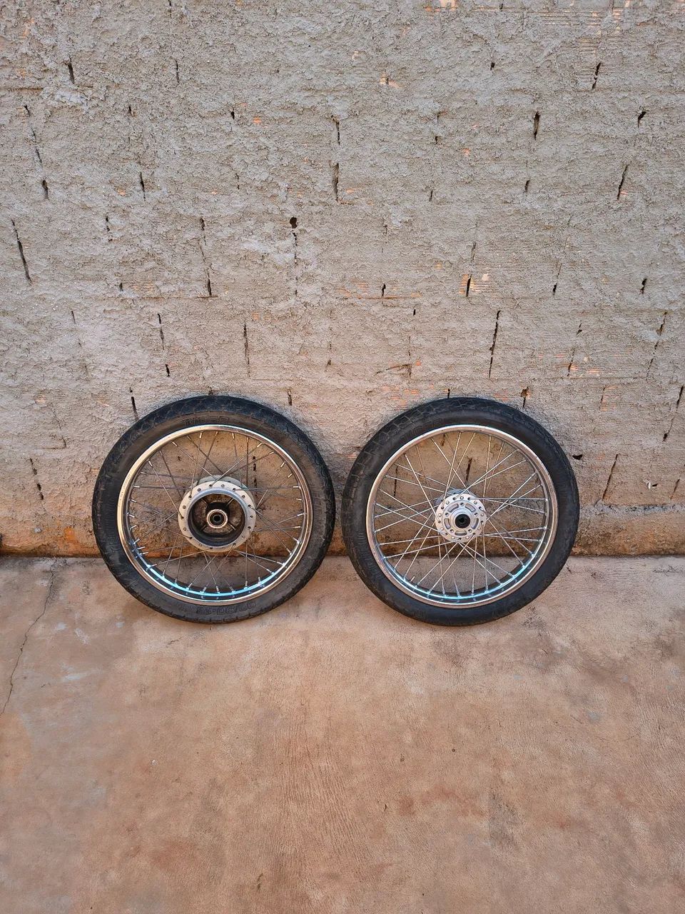 Par de aros 18 polegadas para fan/titan 160, 150 e 125 - Foto 3
