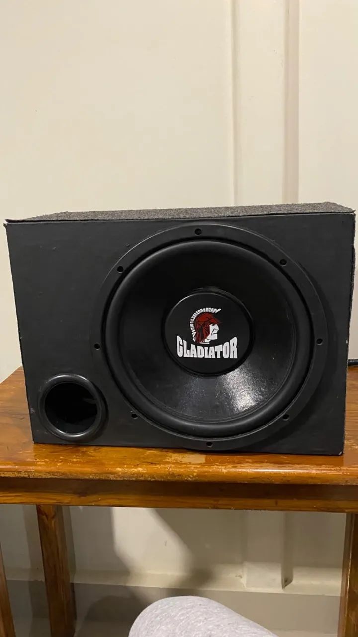 Caixa Dutada com Subwoofer Gladiator 12" + Engate Rápido - Foto 2