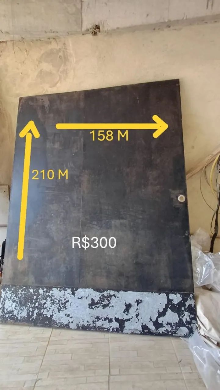 Portão  de ferro  reforçado  barato R$ 150 