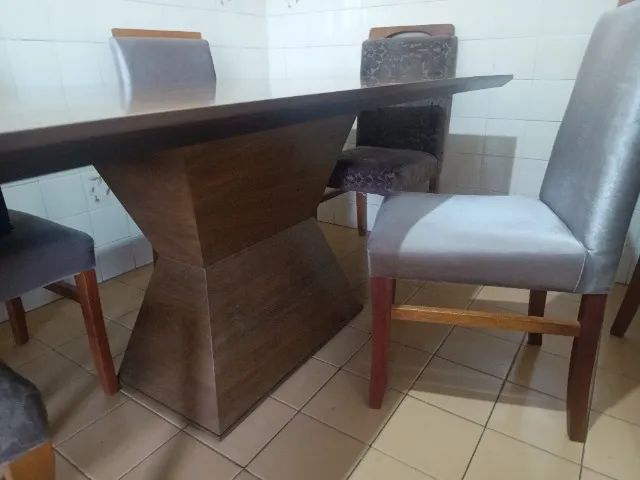 Mesa retangular de jantar - 6 lugares  - Foto 5