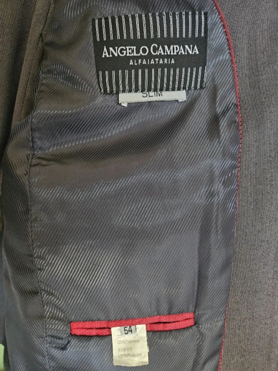 Conjunto paletó + calça de alfaiataria usado - Foto 4