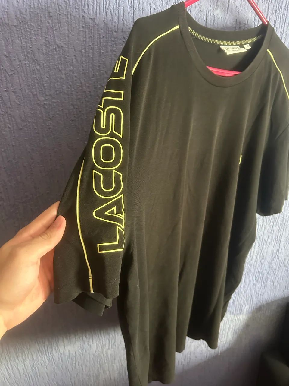 Camisa Lacoste Letreiro T6 - Foto 4