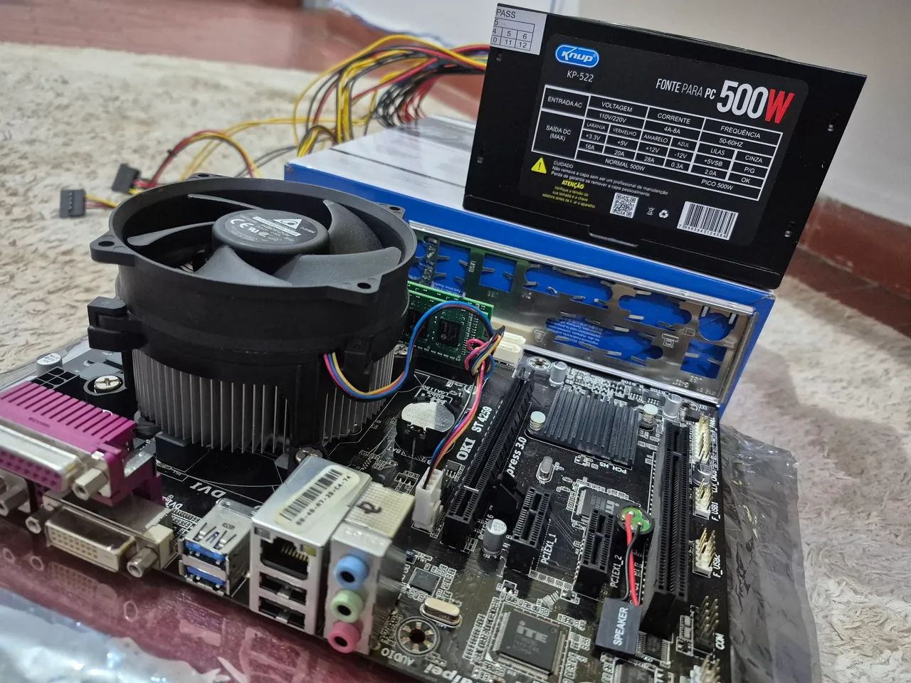 Kit Placa Mãe intel + Processador 