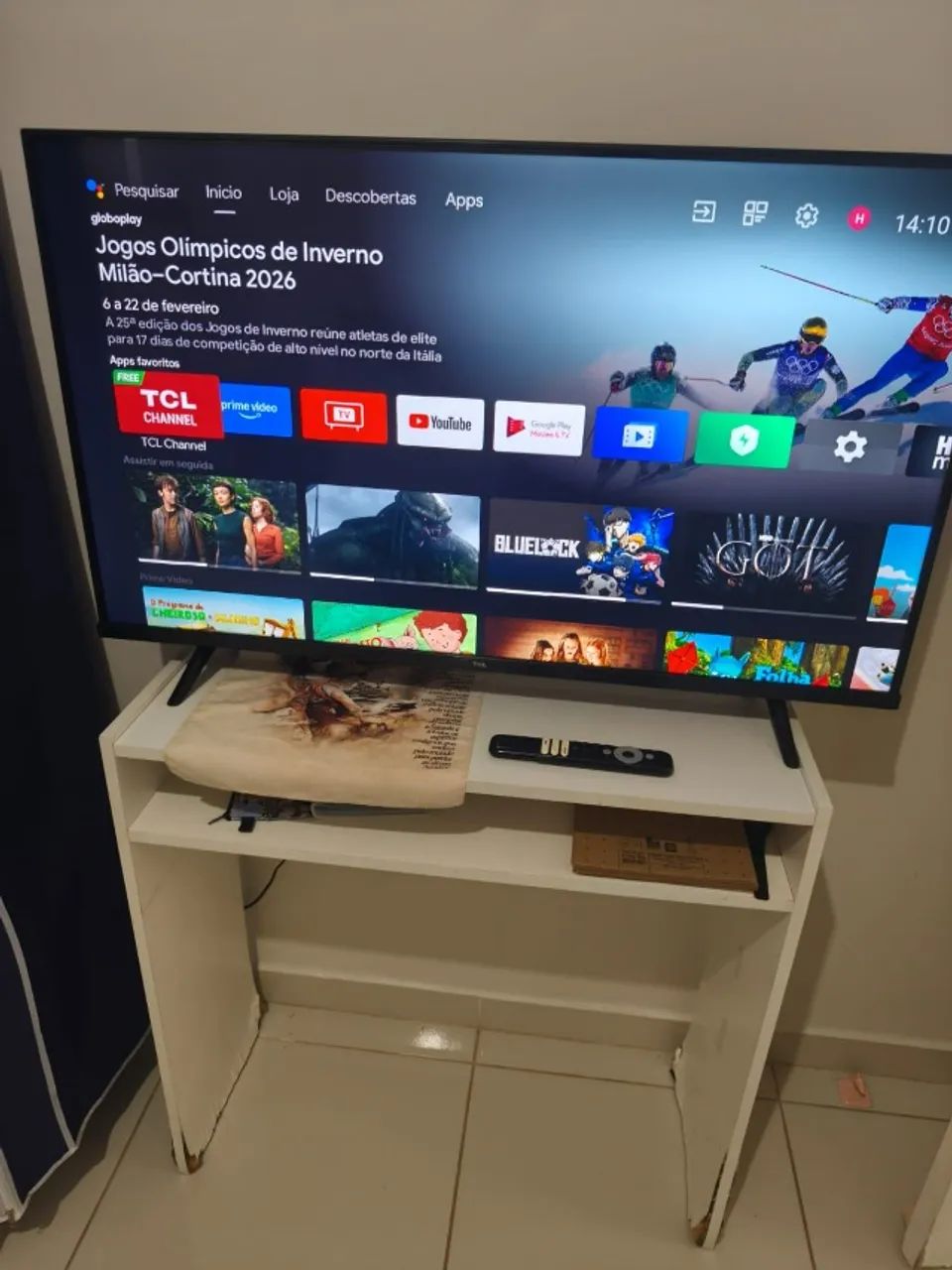 SMART TV TCL 43 POLEGADAS. 
