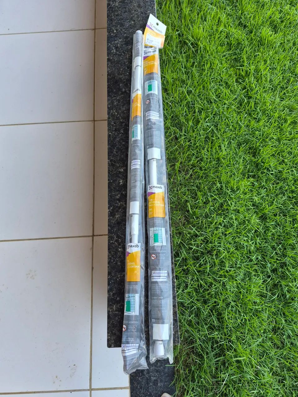 Varão suporte para cortinas de armários ou banheiro - Foto 3