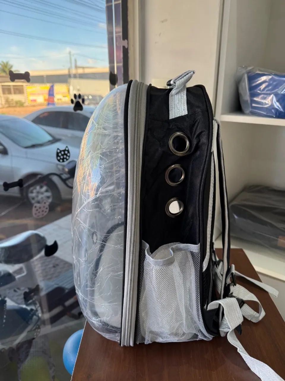 Mochila de transporte pet nova  - Foto 5