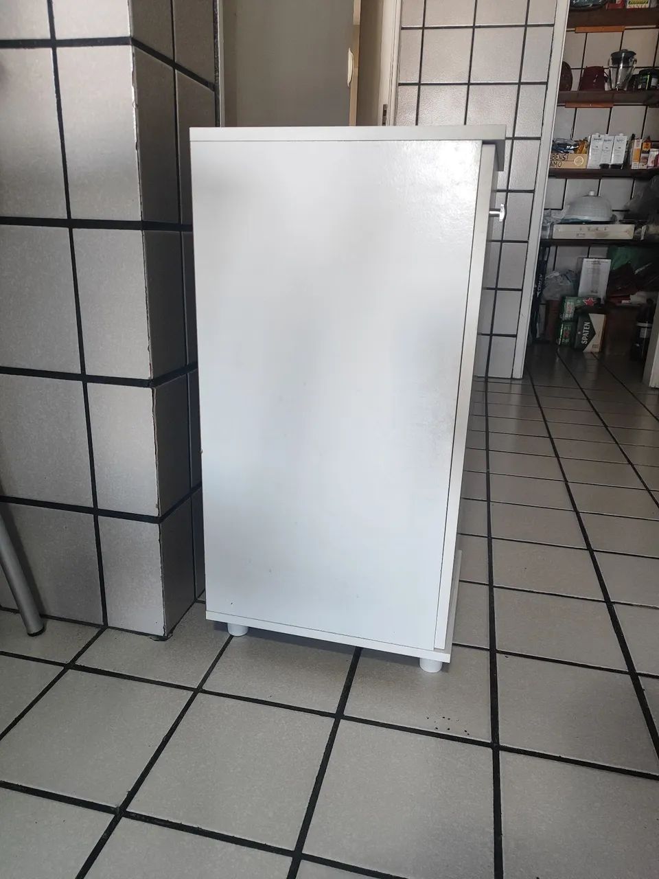 Armário Multiuso em MDF com 1 porta branco - Foto 2