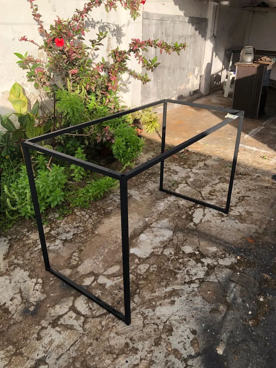 Base de Mesa Aço Metalon 120x60cm  - Foto 3