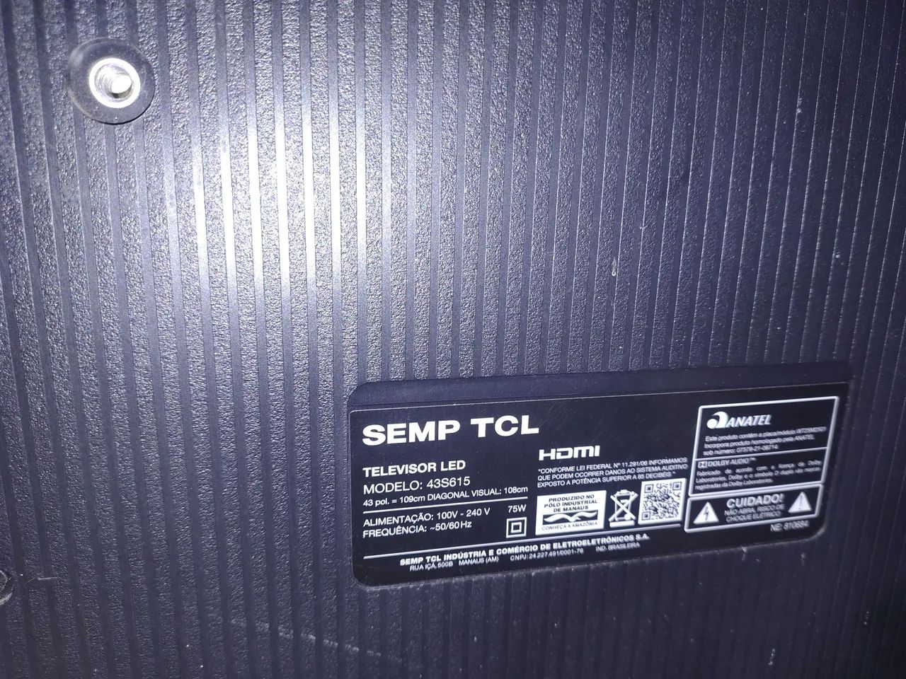 Tv smartv TCL 43 polegadas toda perfeita com todos os acessórios  - Foto 5