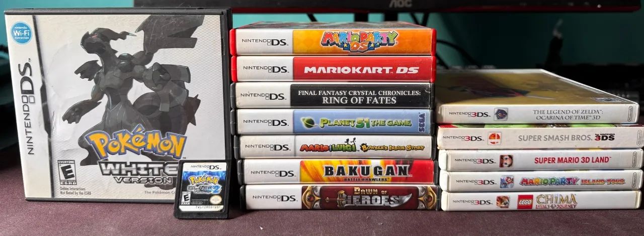 Lote Jogos Nintendo DS e 3DS