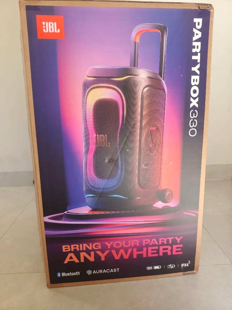 LANCAMENTO JBL PARTYBOX 330 