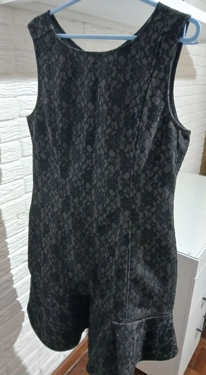 Vestido com textura G