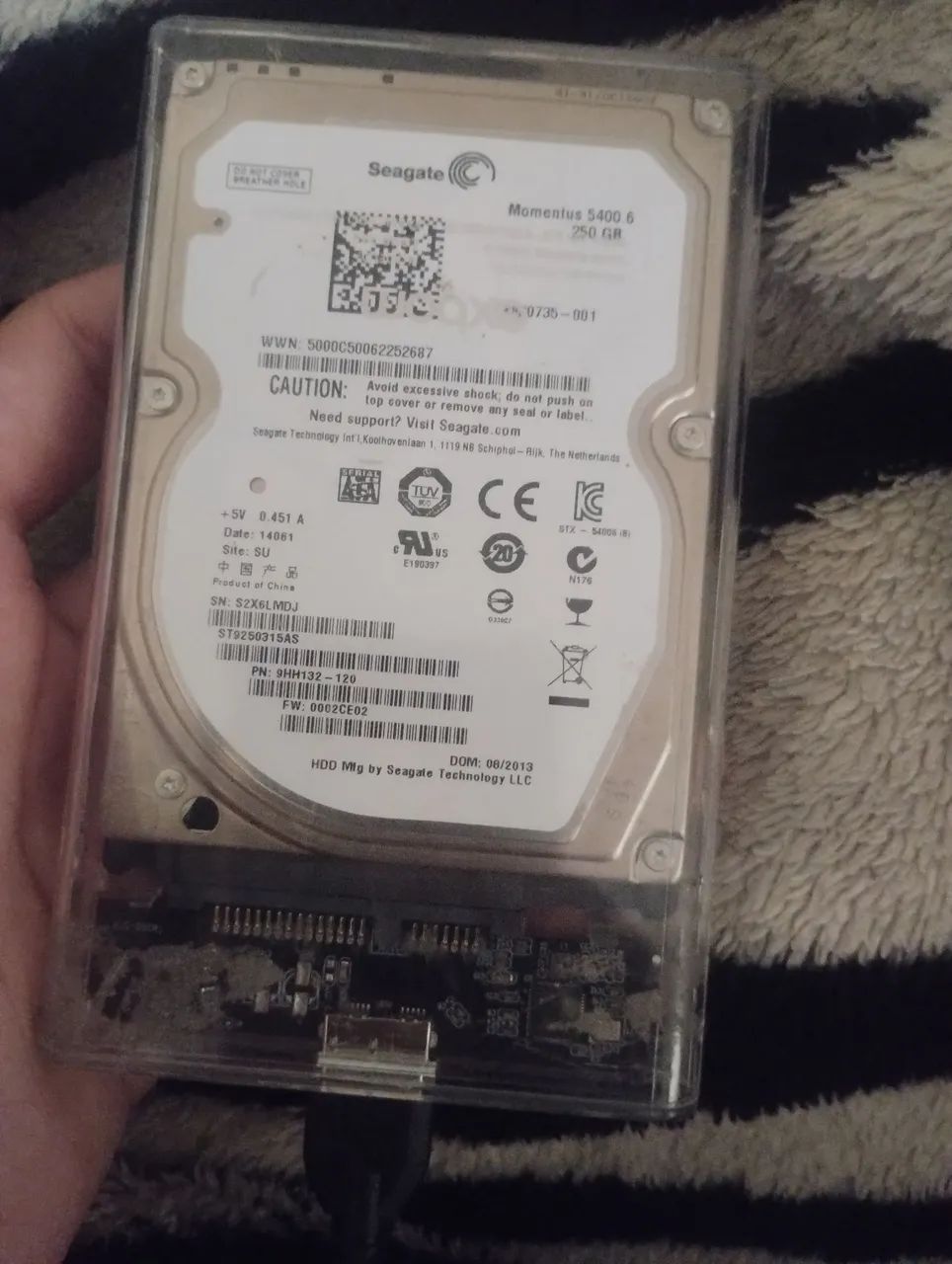 HD externo+kayze 250gb - Foto 3