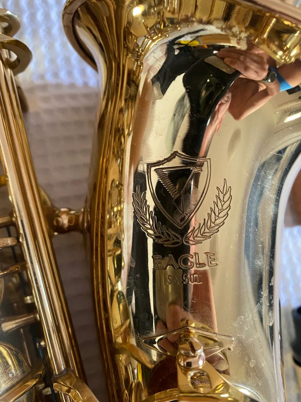 Saxofone Eagle SA501 Dourado - Foto 3