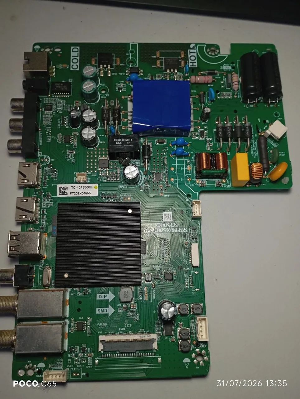 Tv placa