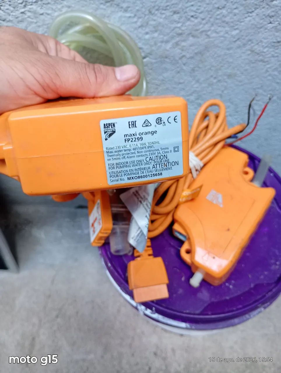 Bomba de dreno para ar condicionado 