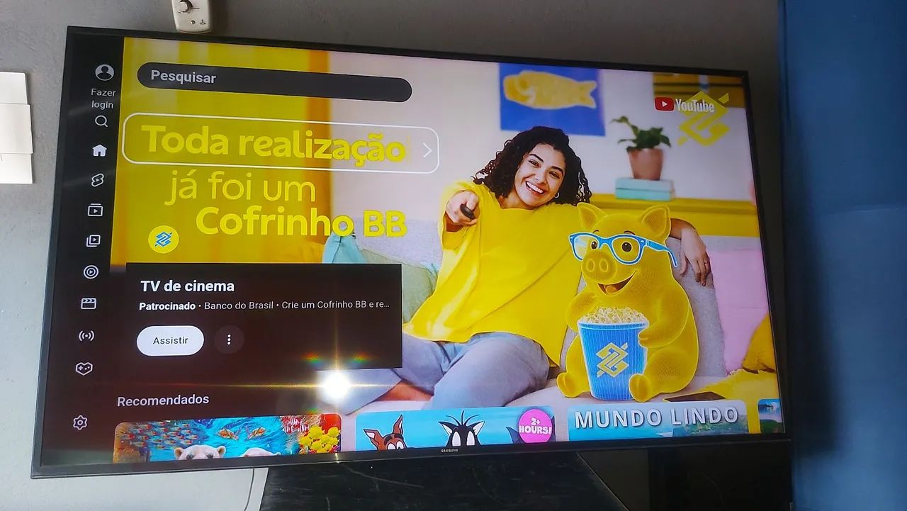 Vendo tv. Samsung  65 polegadas smart  - Foto 3