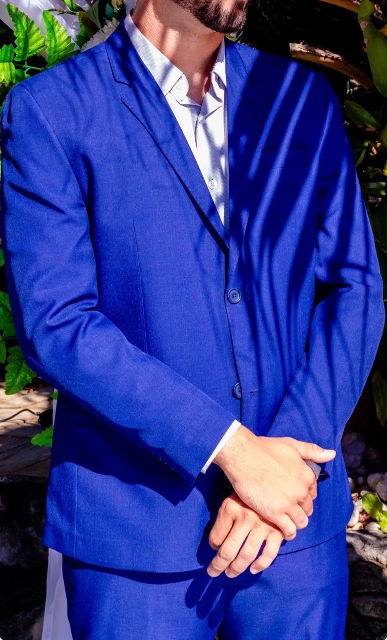 Terno azul masculino  - Foto 2