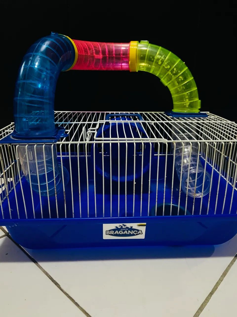Gaiola para hamster com Labirinto colorido +Kit inicial - Foto 3
