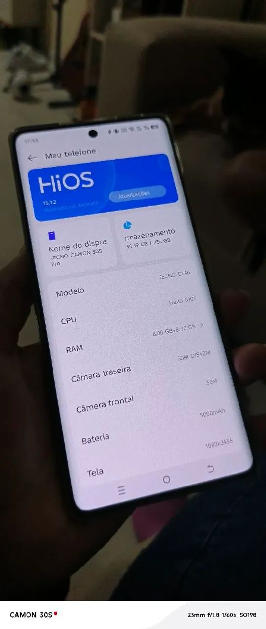 Tecno Camon 30S PRO 16g de Ram 256gb de armazenamento - Foto 2