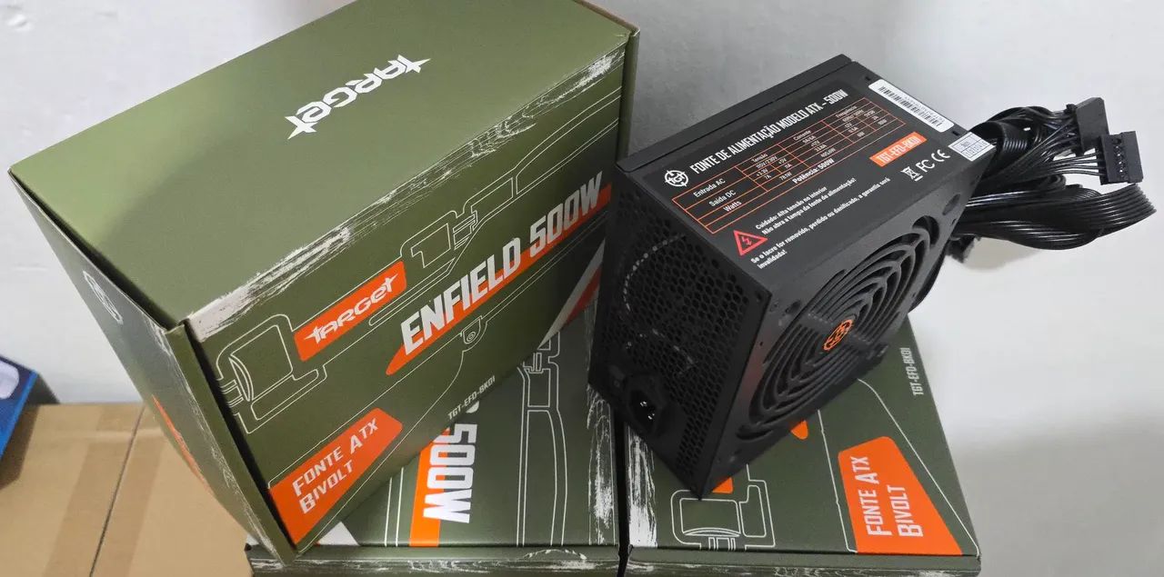 Fonte atx 500w bivolt automático 