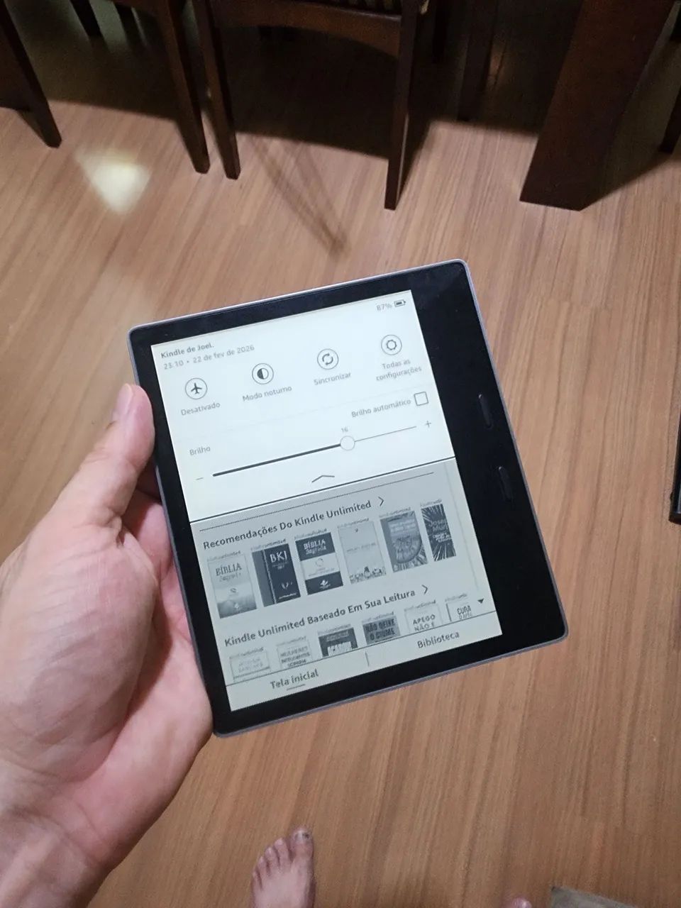 Kindle Oasis 9° Geração. O mais lindo de todos - Tablets e E